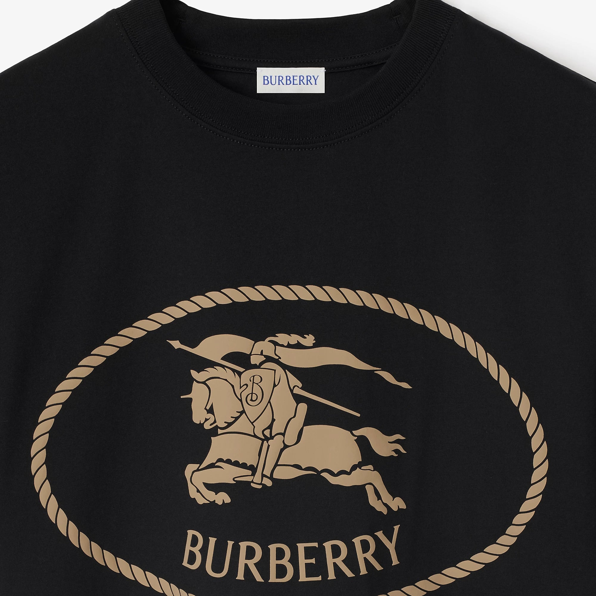 Knight Stamp Cotton T-shirt