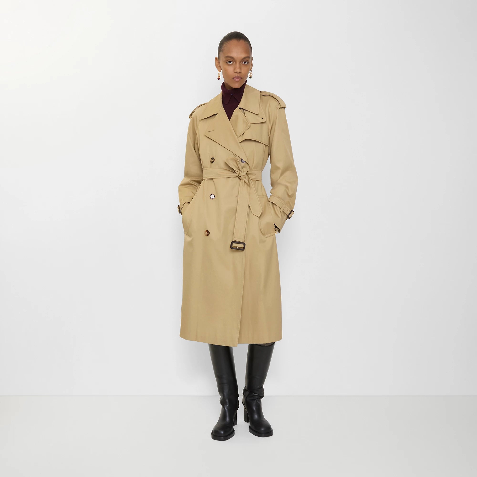 Long Castleford Trench Coat