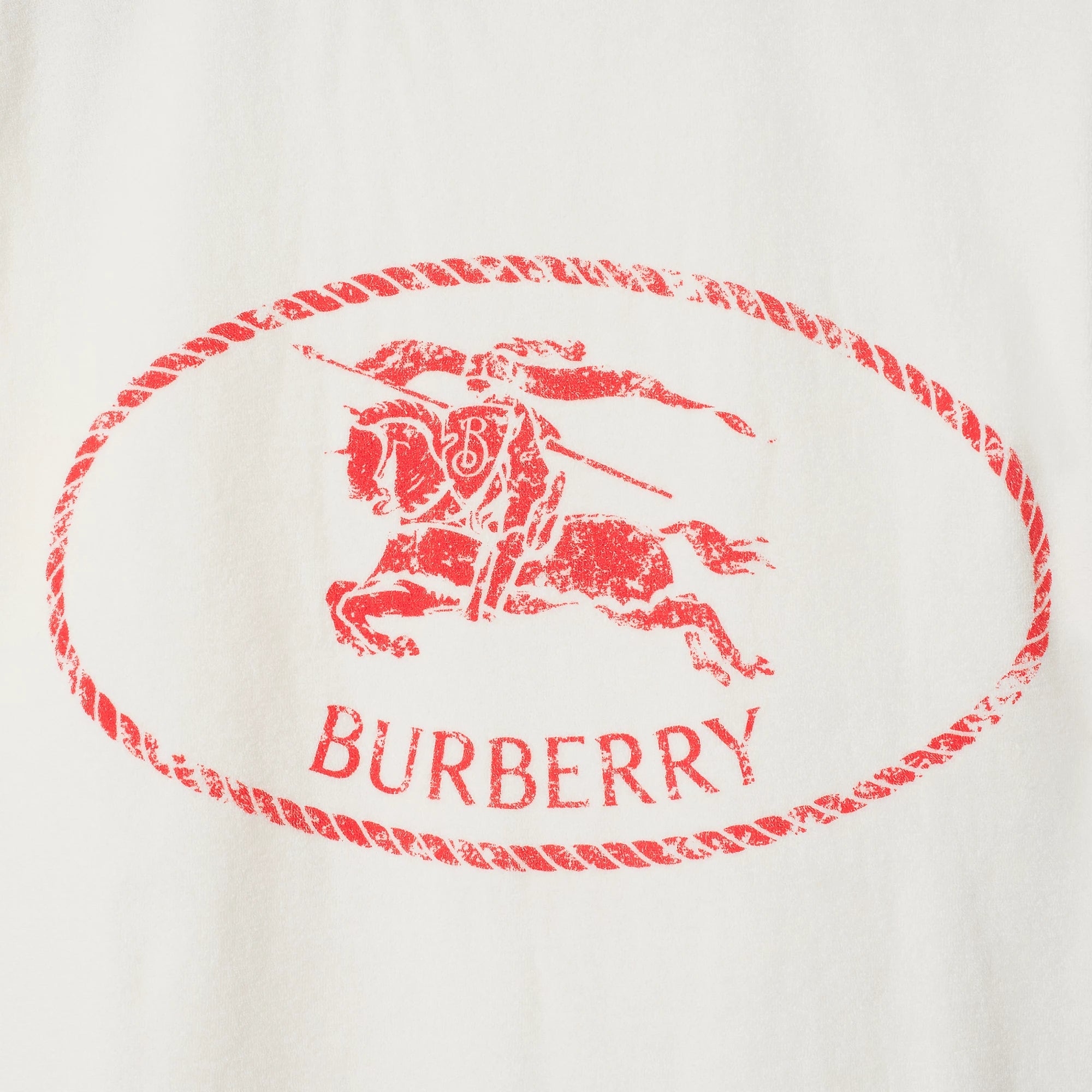 Knight Stamp Towelling T-shirt