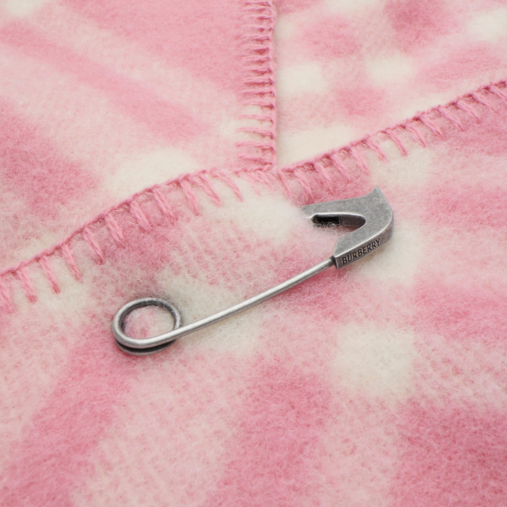 Check Wool Hooded Scarf