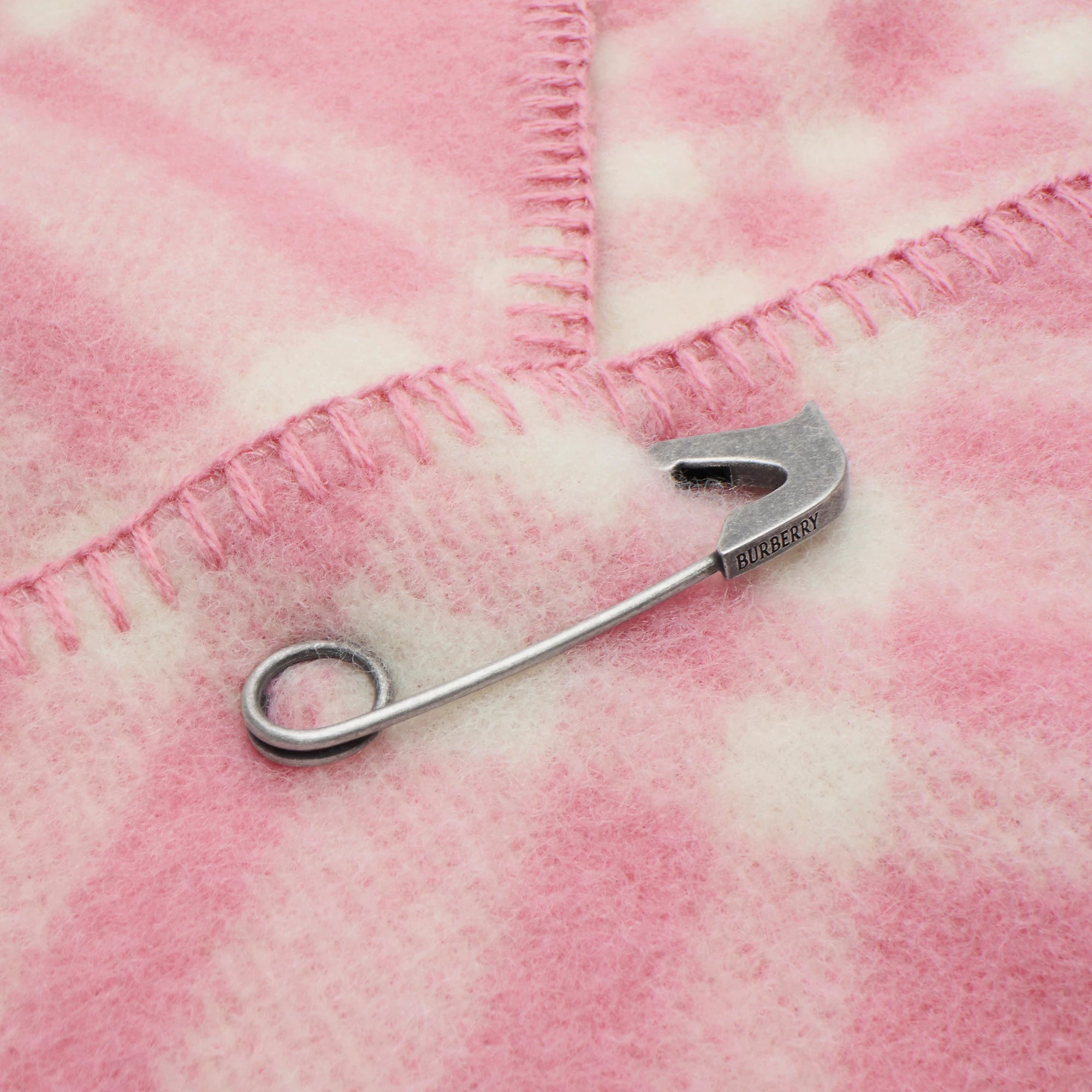 Check Wool Hooded Scarf