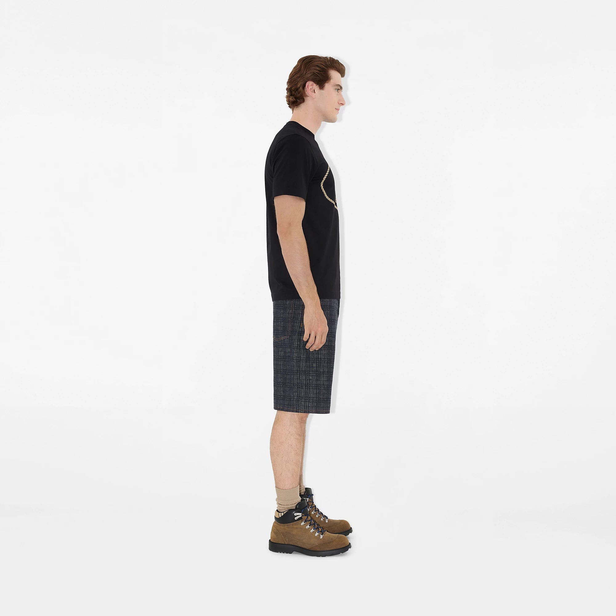 Knight Stamp Cotton T-shirt