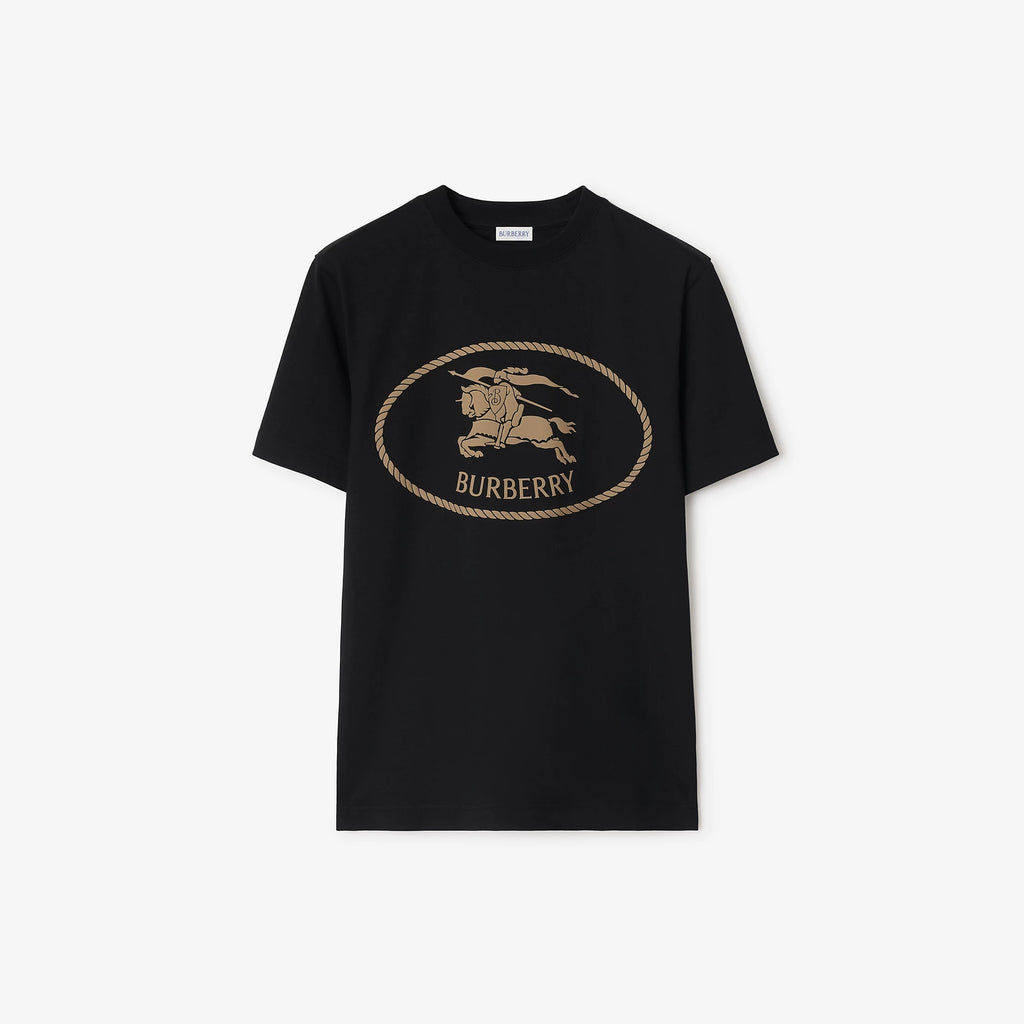 Knight Stamp Cotton T-shirt