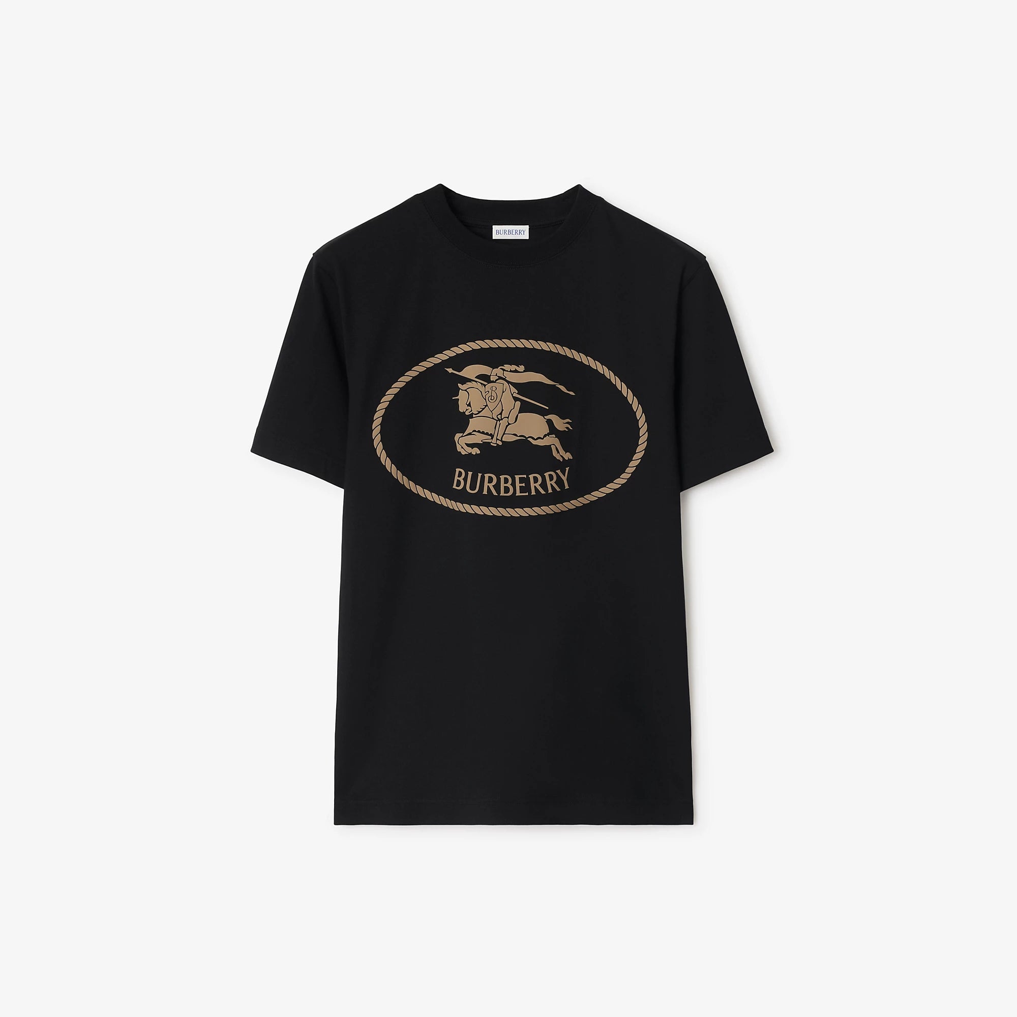 Knight Stamp Cotton T-shirt