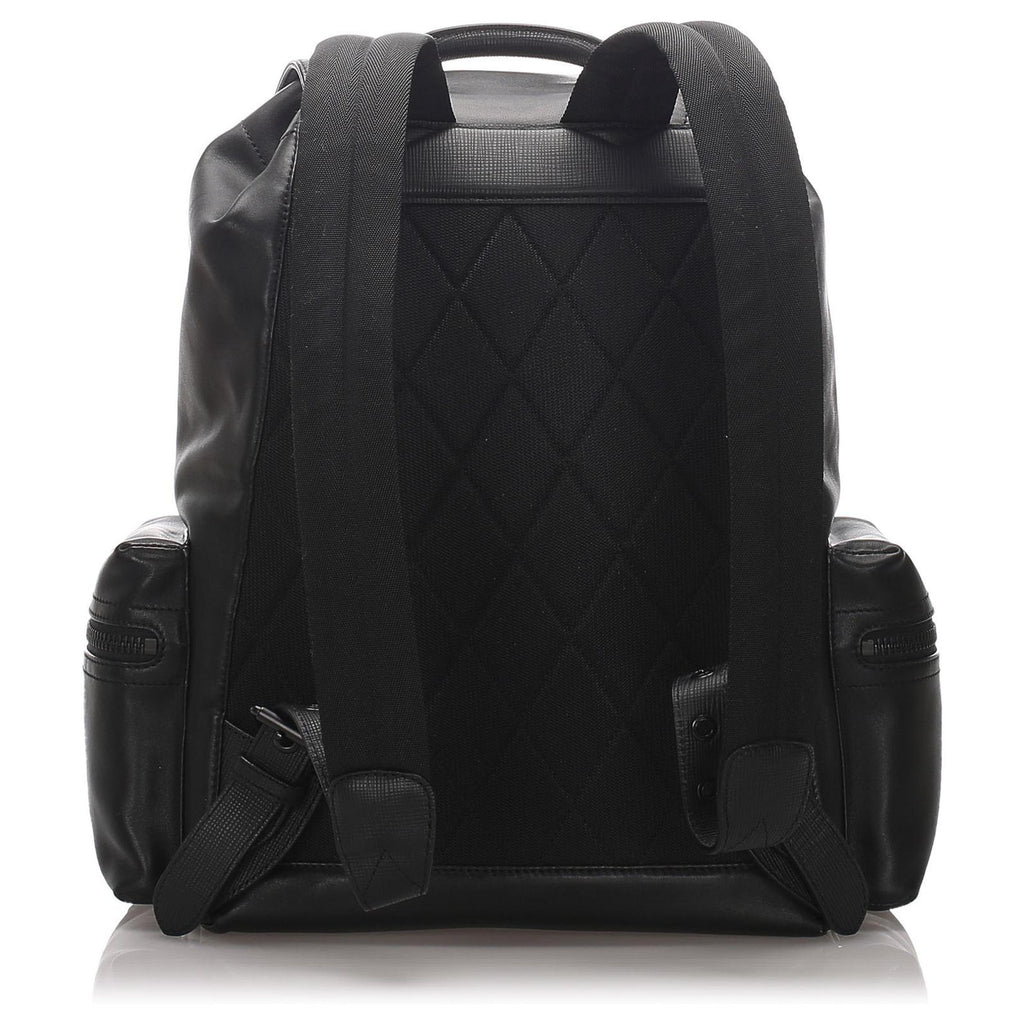 Black Runway Leather Backpack