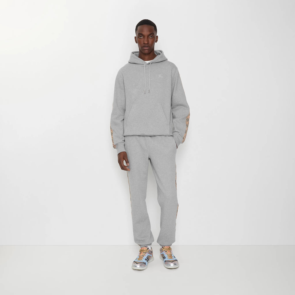 Check Trim Jogging Pants
