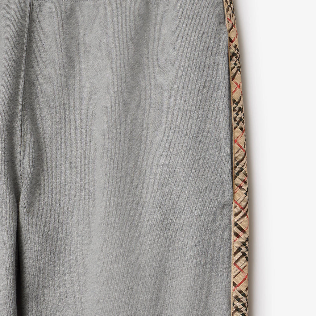 Check Trim Jogging Pants