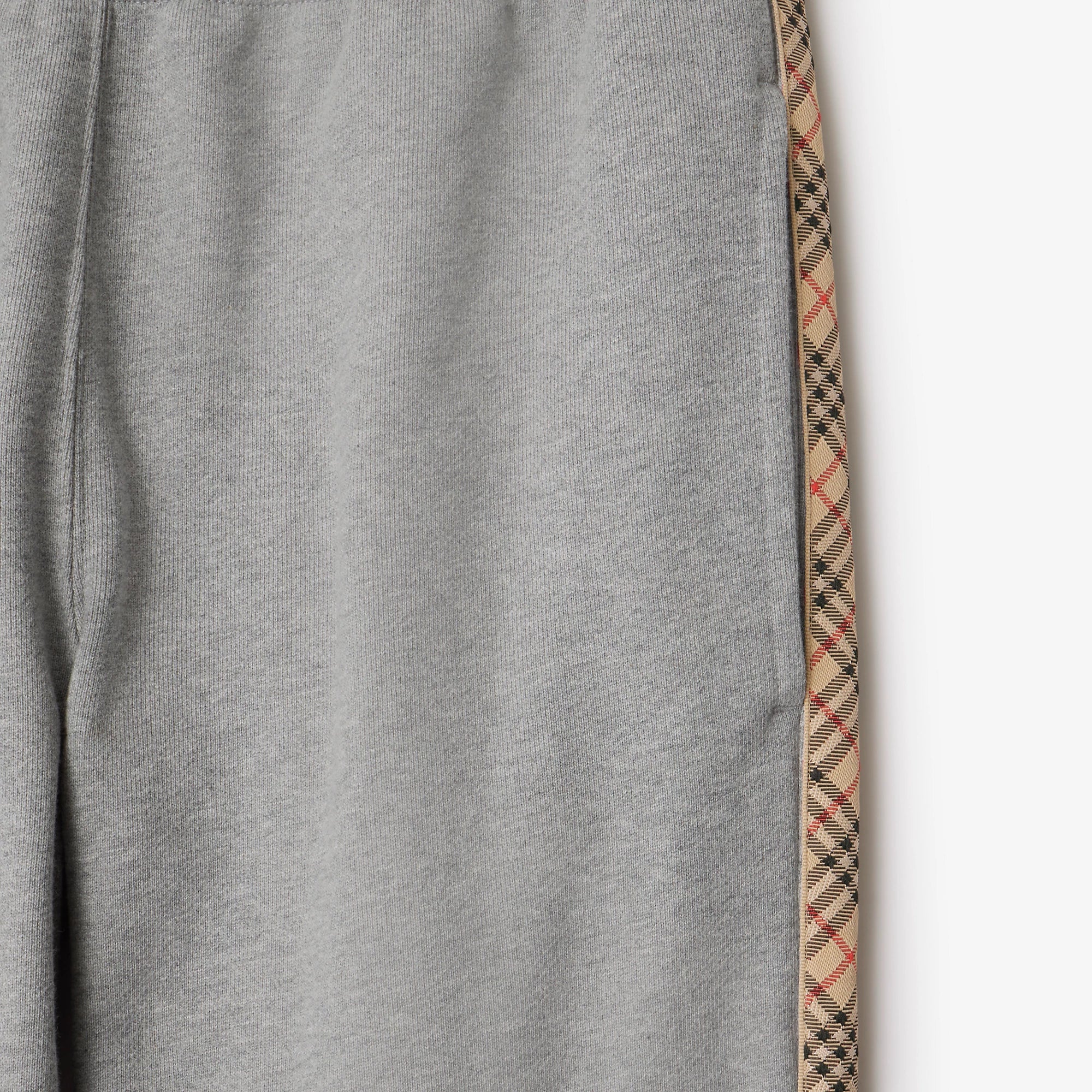 Check Trim Jogging Pants
