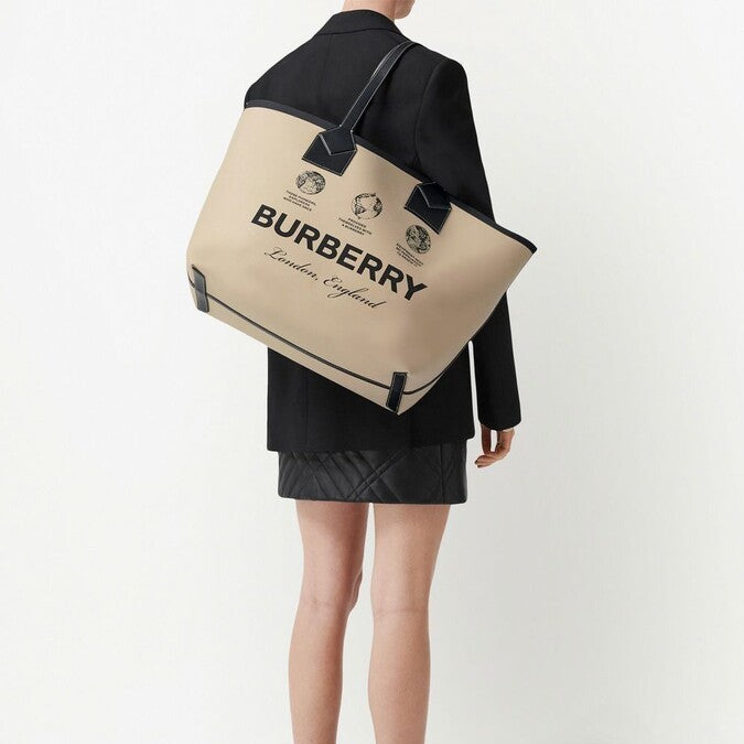 Logo-Print Cotton Tote Bag